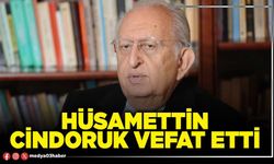 Hüsamettin Cindoruk vefat etti