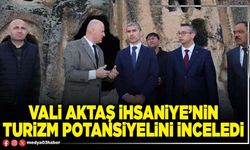Vali Aktaş İhsaniye’nin turizm potansiyelini inceledi