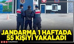 Jandarma 1 haftada 55 kişiyi yakaladı