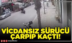Vicdansız sürücü çarpıp kaçtı!