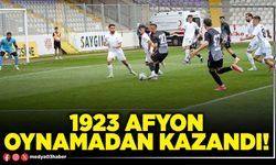 1923 Afyon oynamadan kazandı!