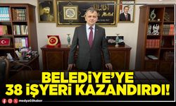 Belediye’ye 38 işyeri kazandırdı!