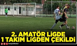 2. Amatör ligde 1 takım ligden çekildi