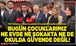 Bugün çocuklarımız ne evde ne sokakta ne de okulda güvende değil!