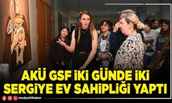 AKÜ GSF iki günde iki sergiye ev sahipliği yaptı