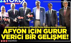 Afyon için gurur verici bir gelişme!