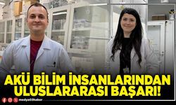 AKÜ bilim insanlarından uluslararası başarı!