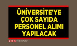 Üniversite’ye çok sayıda personel alımı yapılacak