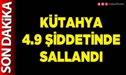 Kütahya 4.9 şiddetinde sallandı