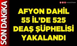Afyon dahil 55 İl’de 525 DEAŞ şüphelisi yakalandı