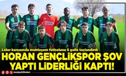 Horan Gençlikspor şov yaptı liderliği kaptı!