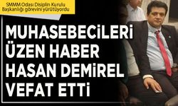 Muhasebecileri üzen haber Hasan Demirel vefat etti
