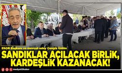 Sandıklar açılacak birlik, kardeşlik kazanacak!