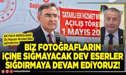 Biz fotoğrafların içine sığmayacak dev eserler sığdırmaya devam ediyoruz!