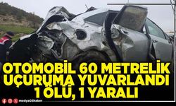Otomobil 60 metrelik uçuruma yuvarlandı 1 ölü, 1 yaralı