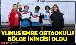 Yunus Emre Ortaokulu Bölge ikincisi oldu