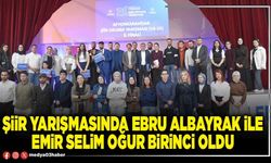 Şiir yarışmasında Ebru Albayrak ile Emir Selim Oğur birinci oldu