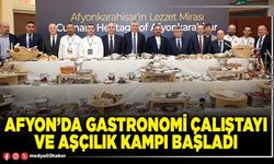Afyon’da gastronomi çalıştayı ve aşçılık kampı başladı