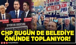 CHP bugün de Belediye önünde toplanıyor!