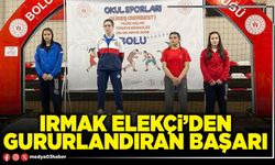 Irmak Elekçi’den gururlandıran başarı
