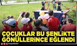 Çocuklar bu şenlikte gönüllerince eğlendi