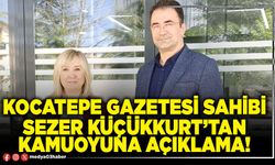 Kocatepe Gazetesi Sahibi Sezer Küçükkurt’tan kamuoyuna açıklama!