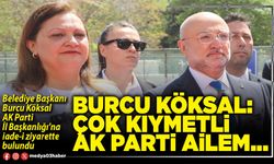 Burcu Köksal: Çok kıymetli AK Parti ailem...