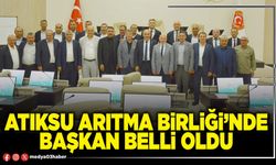 Atıksu Arıtma Birliği’nde Başkan belli oldu