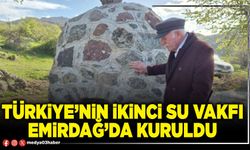 Türkiye’nin ikinci Su Vakfı Emirdağ’da kuruldu