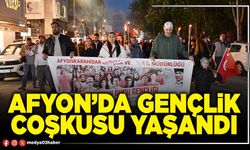 Afyon’da gençlik coşkusu yaşandı