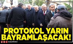 Protokol yarın bayramlaşacak