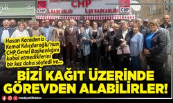 Bizi kağıt üzerinde görevden alabilirler!