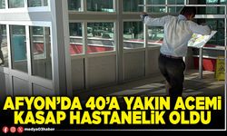 Afyon’da 40’a yakın acemi kasap hastanelik oldu