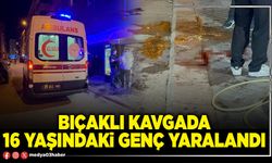 Bıçaklı kavgada 16 yaşındaki genç yaralandı