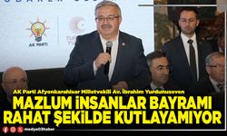 Mazlum insanlar bayramı rahat şekilde kutlayamıyor