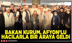 Bakan Kurum, Afyon’lu hacılarla bir araya geldi