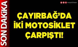 Çayırbağ’da iki motosiklet çarpıştı!