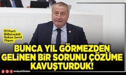 Bunca yıl görmezden gelinen bir sorunu çözüme kavuşturduk!
