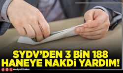 SYDV’den 3 bin 188 haneye nakdi yardım!