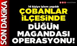 Çobanlar ilçesinde düğün magandası operasyonu!