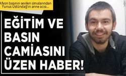 Eğitim ve basın camiasını üzen haber!
