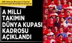 A Milli Takımın Dünya Kupası kadrosu açıklandı