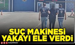 Suç makinesi yakayı ele verdi