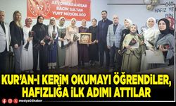 Kur’an-ı Kerim okumayı öğrendiler, hafızlığa ilk adımı attılar