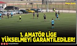1. Amatör lige yükselmeyi garantilediler!