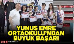 Yunus Emre Ortaokulu’ndan büyük başarı