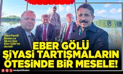 Eber Gölü siyasi tartışmaların ötesinde bir mesele!