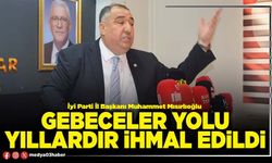 Gebeceler yolu yıllardır ihmal edildi