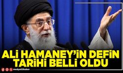 Ali Hamaney’in defin tarihi belli oldu