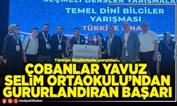 Çobanlar Yavuz Selim Ortaokulu’ndan gururlandıran başarı